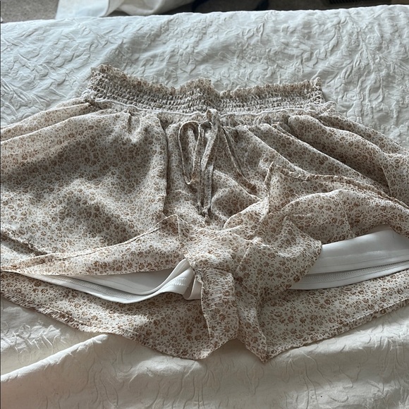 Altar'd State Textured Ruffle Shorts - Picture 3 of 3